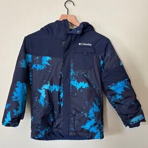 Columbia Omni-Shield Blue Winter Coat Small